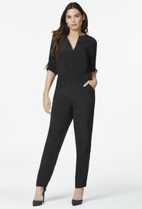 polo collar jumpsuit