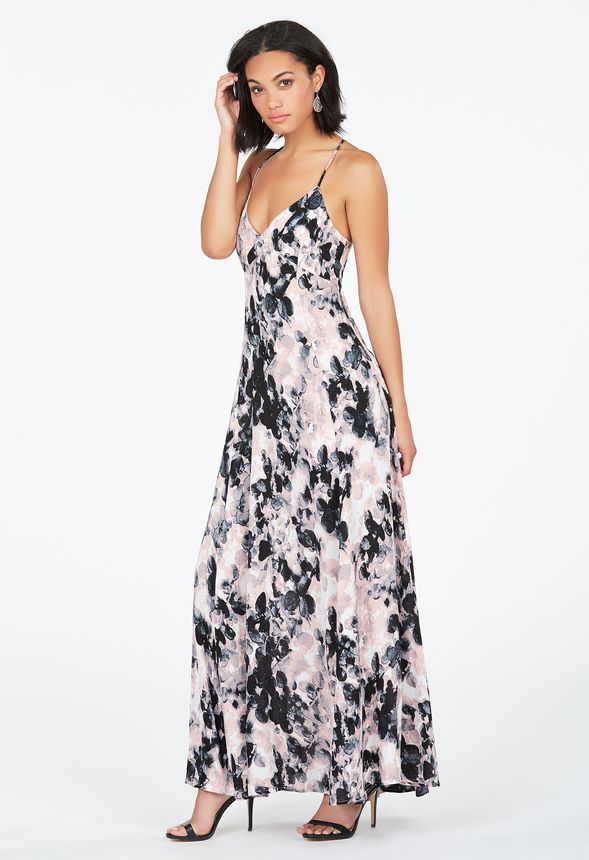 Floral Maxi in Pink Multi - Get great deals at JustFab