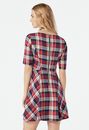 Plaid Fit And Flare Dress