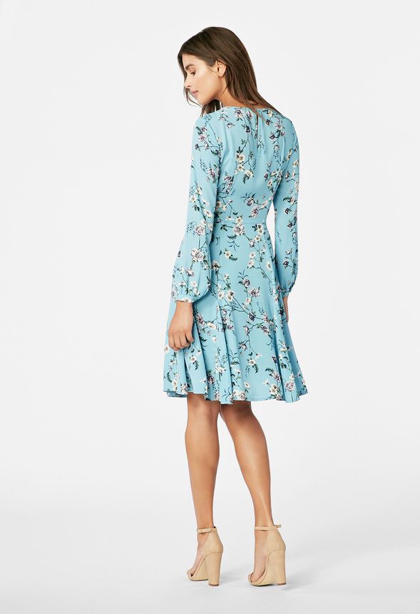 Muted Floral Dress