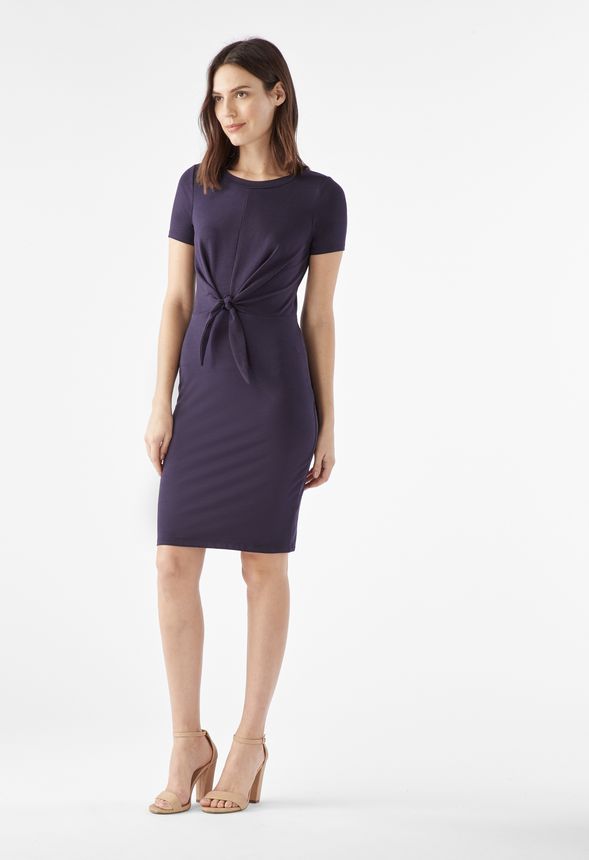 tie knot t shirt dress