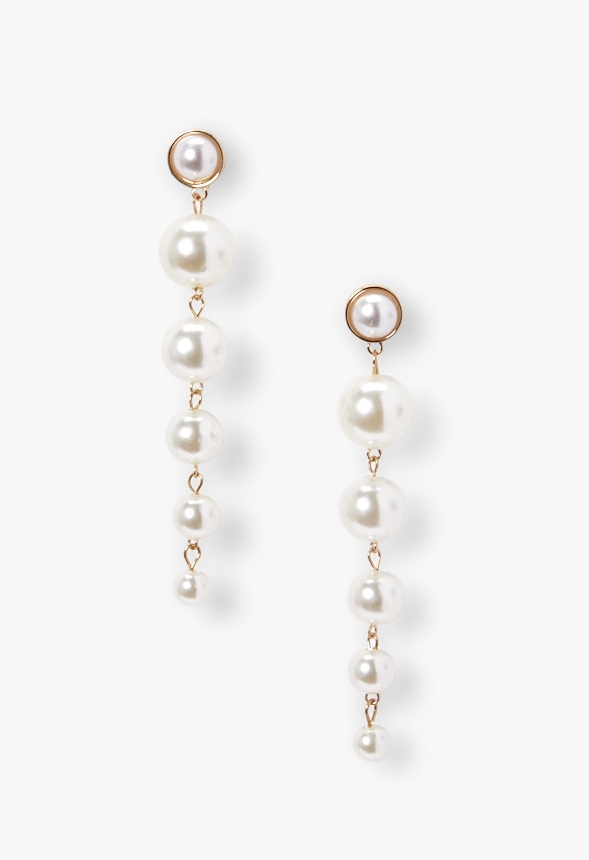 Pearl Bubble Drop Earrings