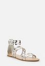 Aimee Cage Strap Flat Sandal