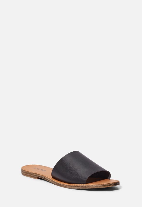 Bea Slide Sandal in Black - Get great deals at JustFab