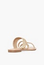 Cloey Woven Flat Sandal