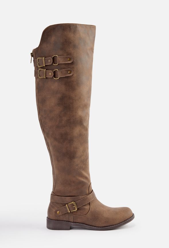 Carmona Faux Leather Riding Boot in Carmona Faux Leather Riding Boot