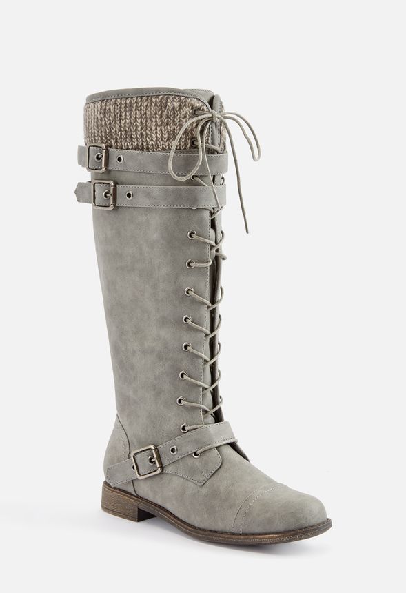 justfab lace up boots