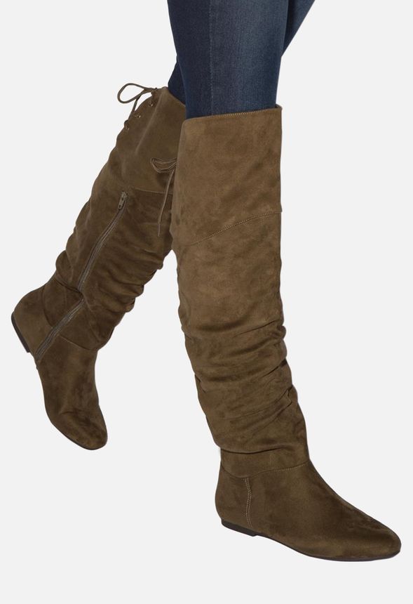 corie slouchy flat boot