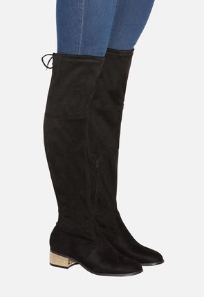 Women's Black Knee High Boots On Sale - 50% Off Your 1st Order!