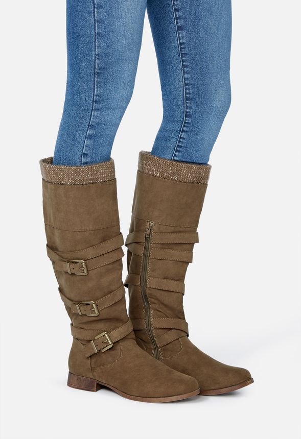 Tamia Flat Boot in Tamia Flat Boot - Get great deals at JustFab