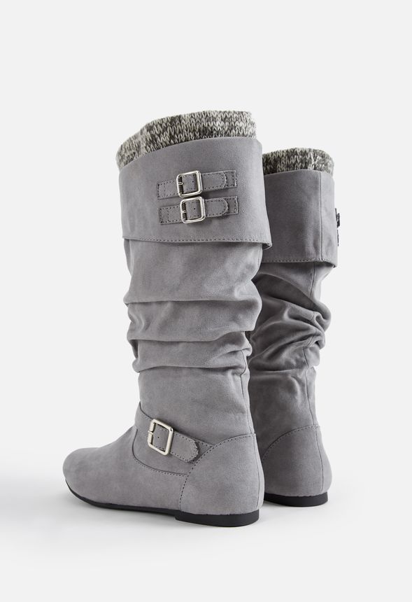 andromeda slouchy sweater cuff boot
