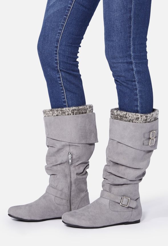 Andromeda Slouchy Sweater Cuff Boot in 