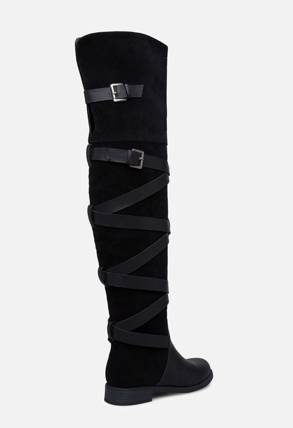 dorinda wraparound flat boot