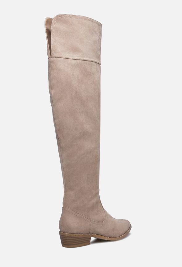 flat taupe boots
