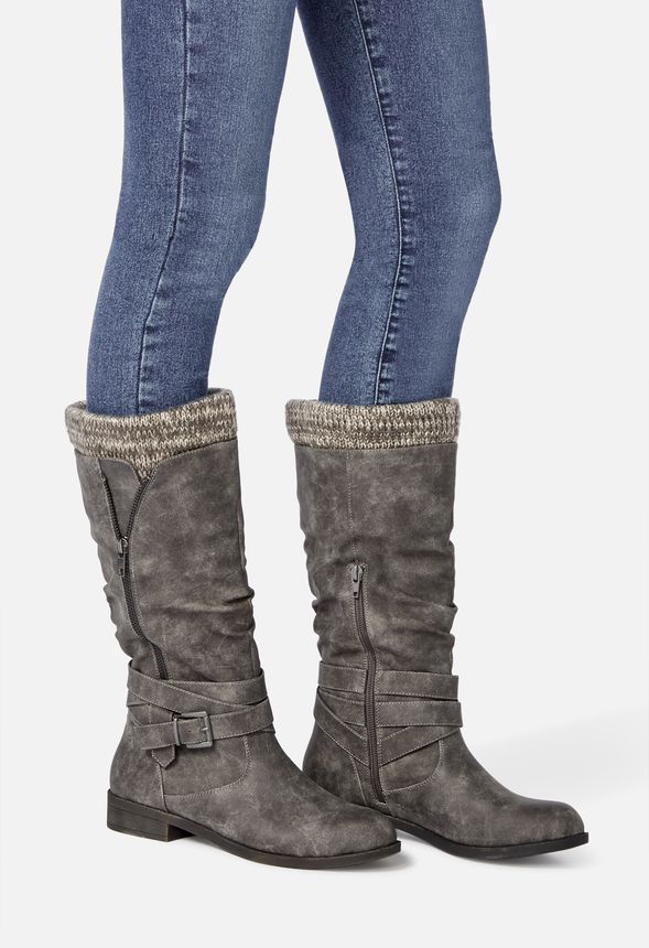 zanadee sweater cuff boot