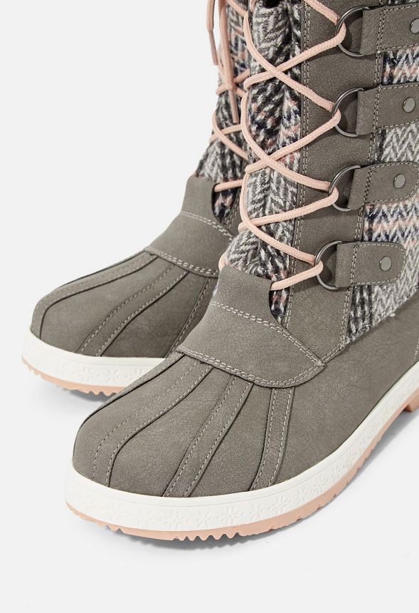 Marley Quilted Faux Fur Snow Boot In Marley Quilted Faux Fur Snow Boot Get Great Deals At Justfab 