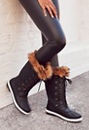 Marley Quilted Faux Fur Snow Boot