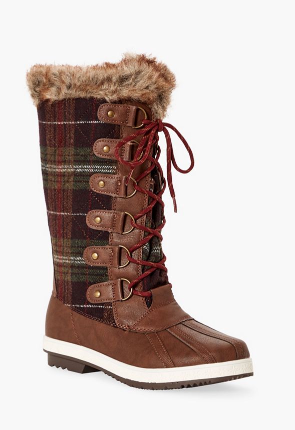 marley quilted faux fur snow boot
