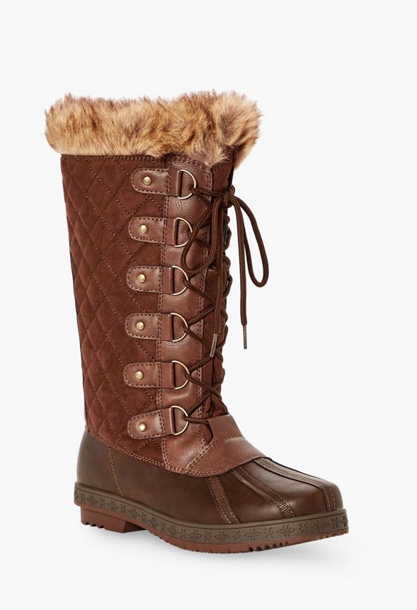 justfab women's snow boots