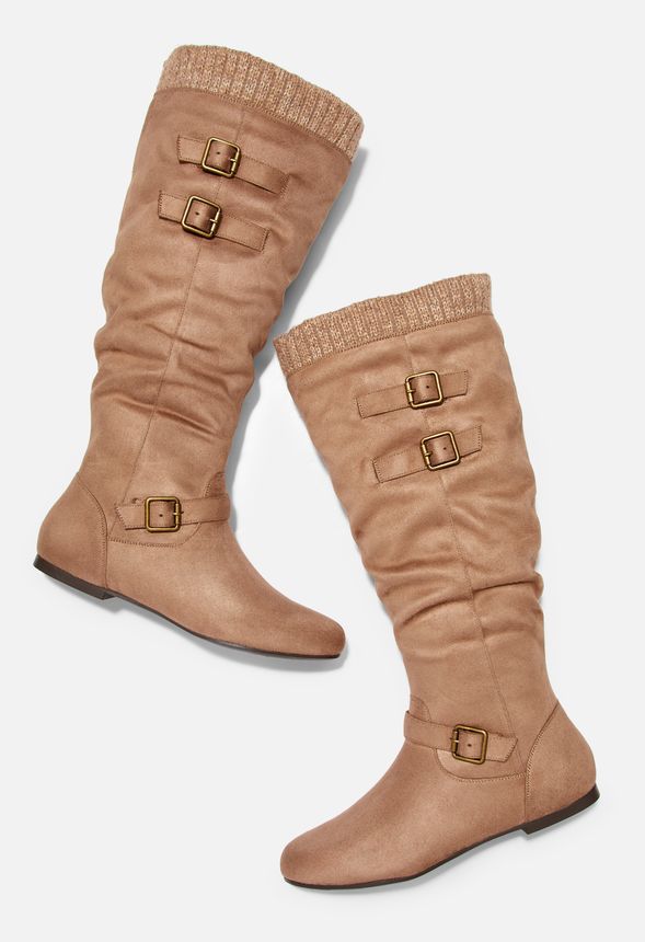 justfab sweater boots