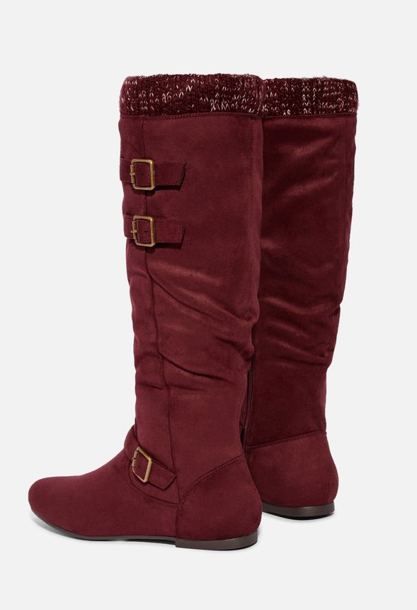 aieeda sweater buckle boot