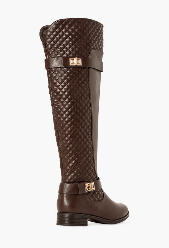 keswick quilted buckle riding boot