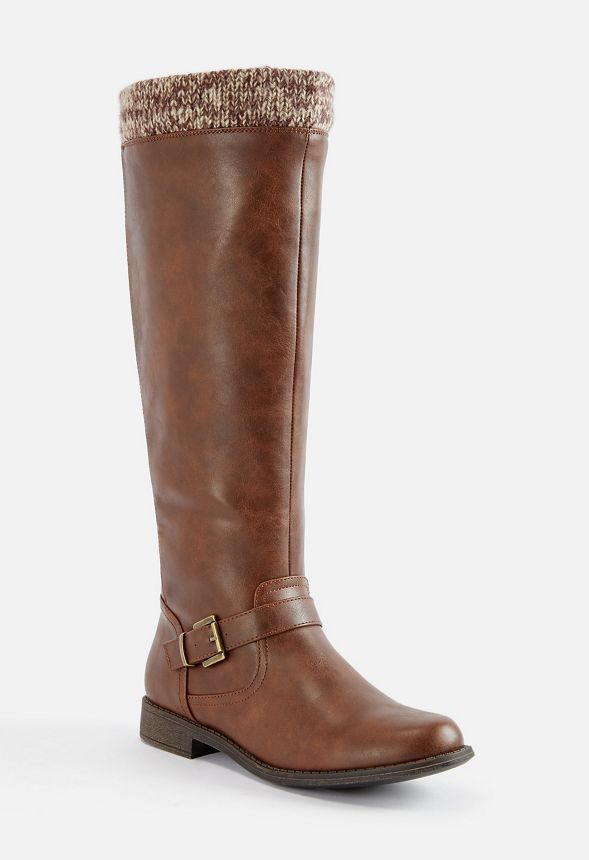Richelle Braided Back Riding Boot
