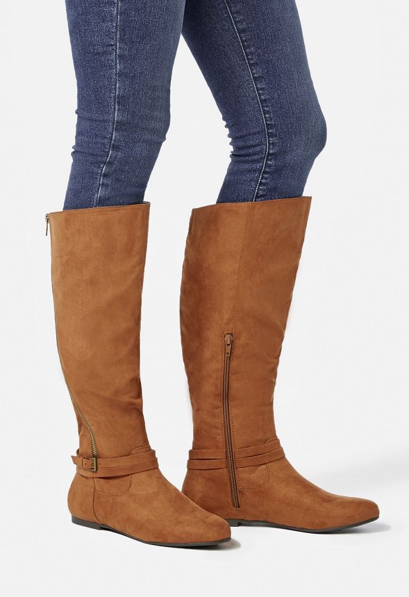 justfab extra wide calf boots