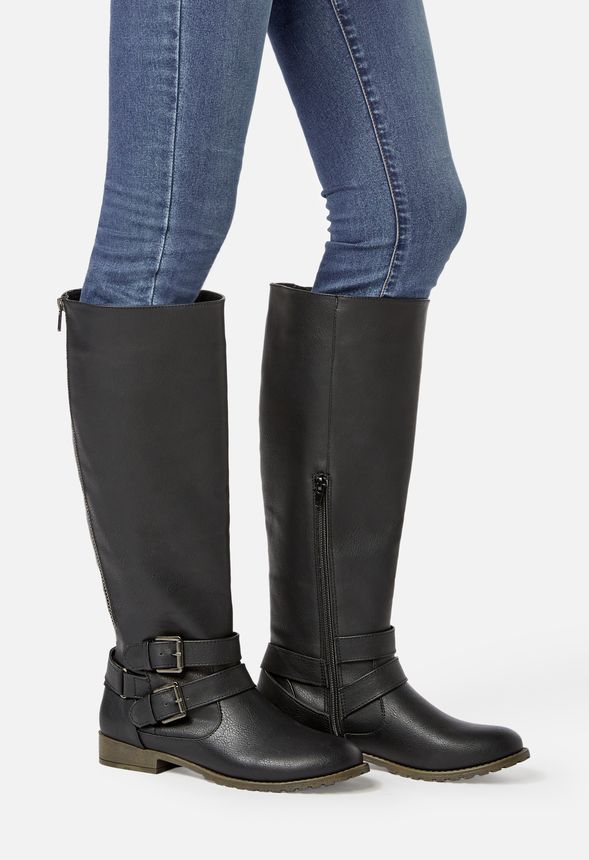 Vivica Buckled Tall Flat Boot in Vivica Buckled Tall Flat Boot - Get ...