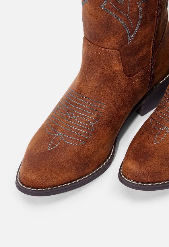 Dixie Cowboy Boot in Dixie Cowboy Boot Get great deals at JustFab