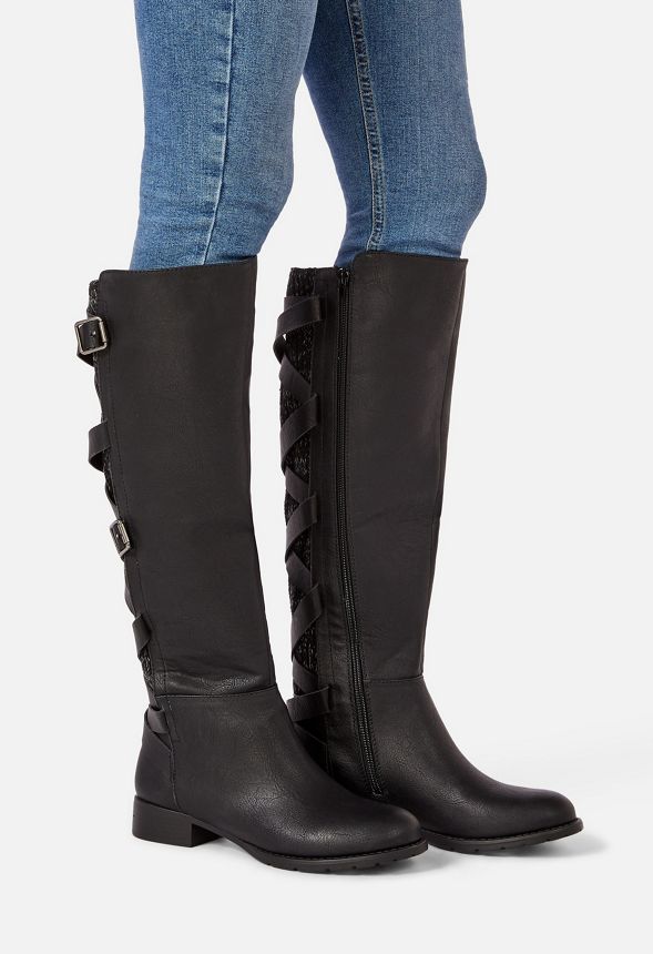 justfab extra wide calf boots