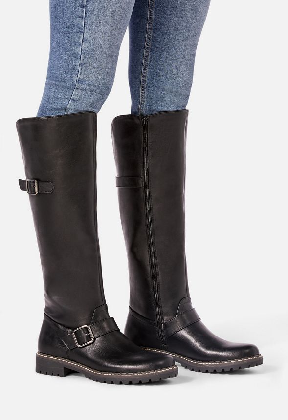 justina lug sole boot