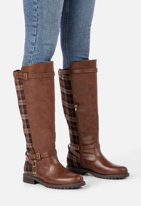 Zenith Patterned Riding Boot