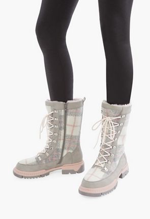 winter's coming furry fuzzy boots