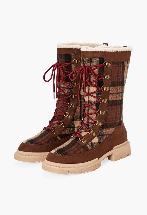 hayleigh lace up winter boot