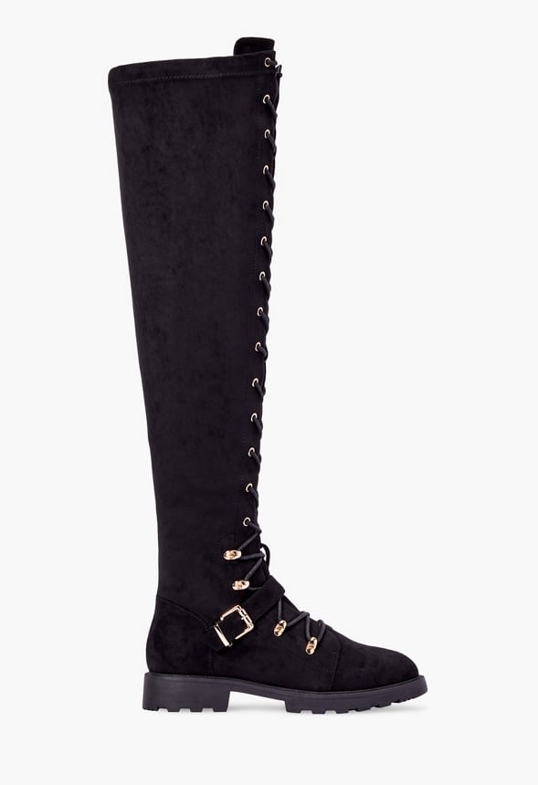 Phyllida Over-The-Knee Lace-Up Boot