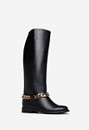 Nettie Chain Embellished Flat Boot