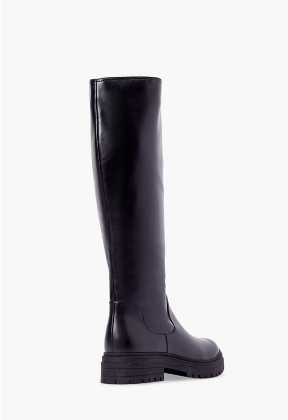 Felice Lug Sole Boot in Black - Get great deals at JustFab