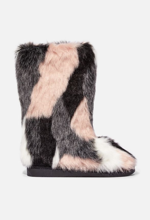 harmony faux fur boots