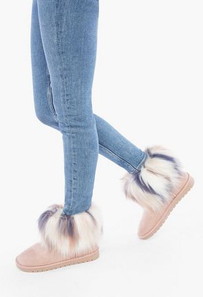 carrie faux fur lined duck boot