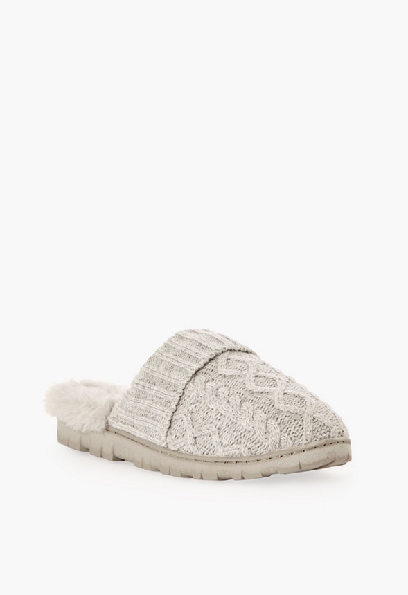 Fiyona Slipper in Gray - Get great deals at JustFab