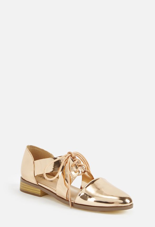 justfab gold shoes
