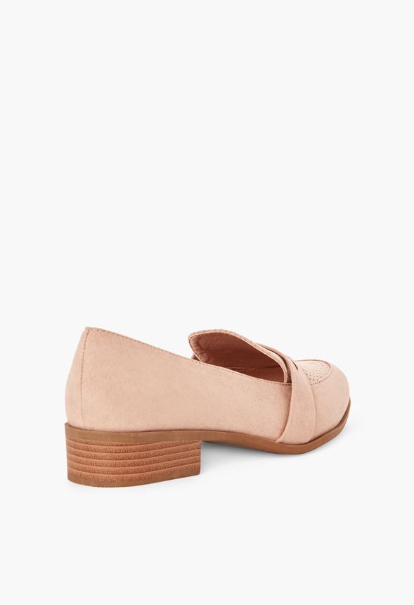 Kris Loafer Flat in Blush Micro - Get great deals at JustFab