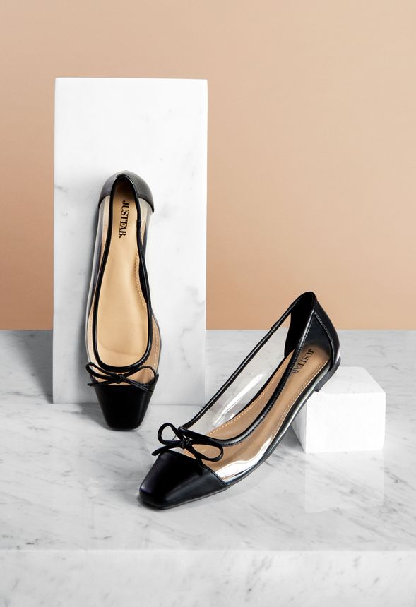 justfab clear heels