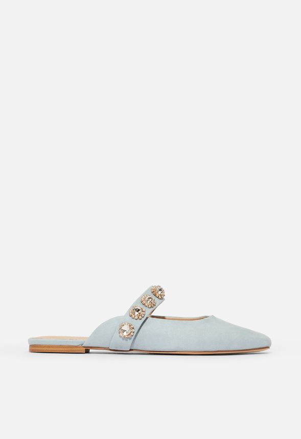 Seeing Stars Mule in Light Blue - Get great deals at JustFab