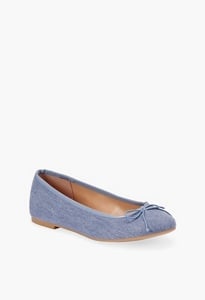 Bay Ballet Flat In Denim - Get Great Deals At Justfab