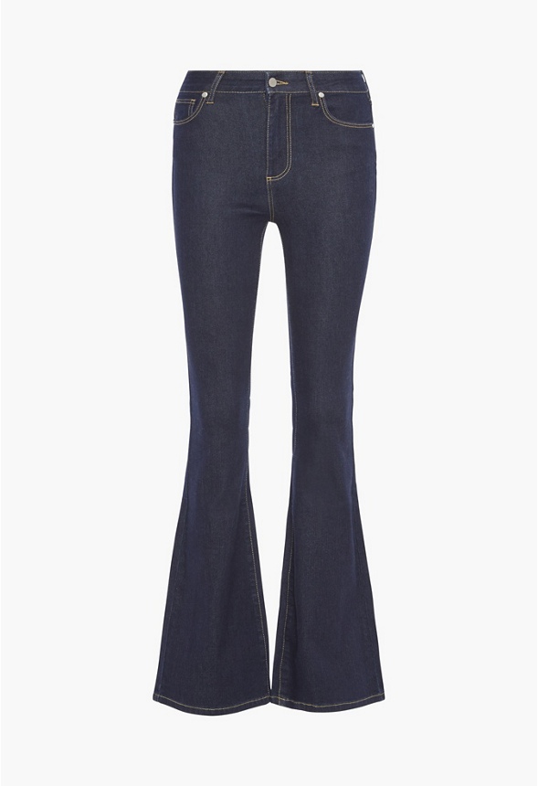High-Waisted Fashion Flare Jeans
