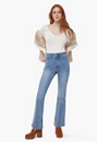 Tummy Tamer Skinny Flare With Slit Jeans