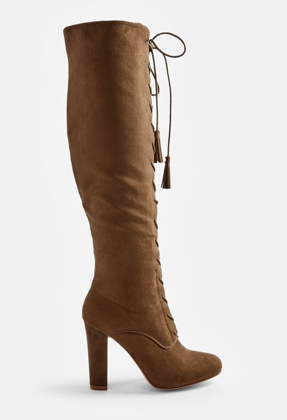 justfab heeled boots