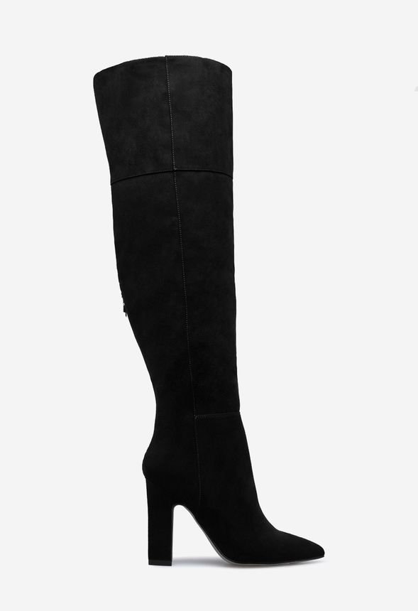 Becky Over-The-Knee Tall Boot in Black - Get great deals at JustFab
